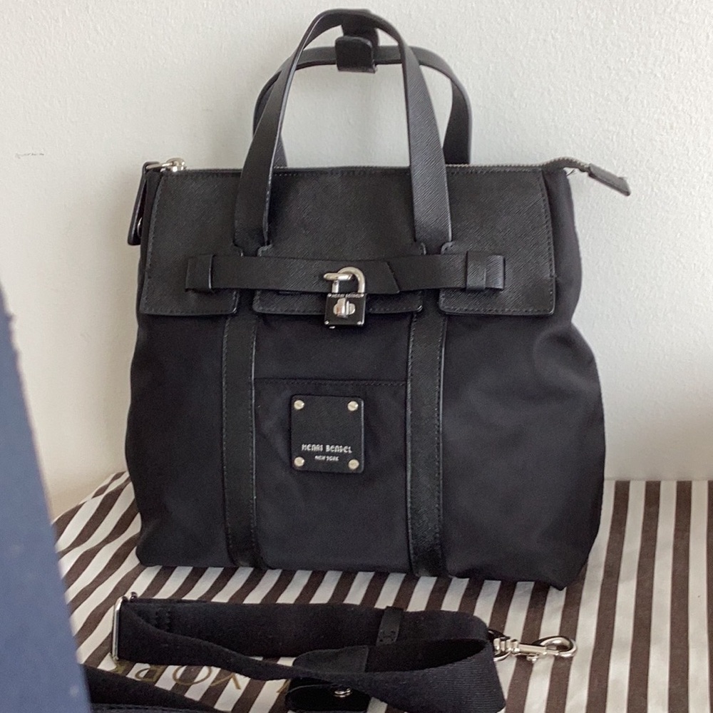 Henri Bendel mini jetsetter black with silver hardware - Picture 2 of 11